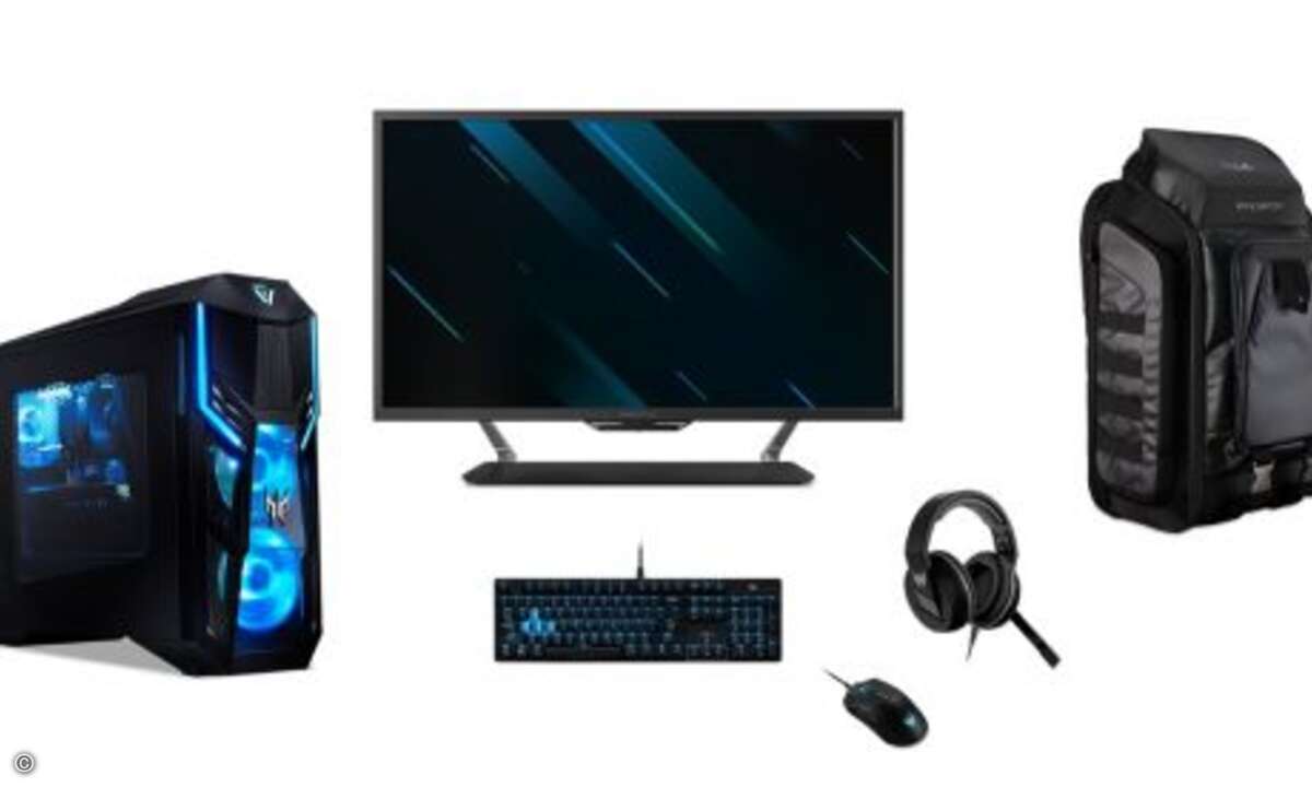 Komplettiert wird die vergrößerte »Acer Predator«-Familie durch eine Reihe neuer Gaming-Gadgets. (Bild: Acer)