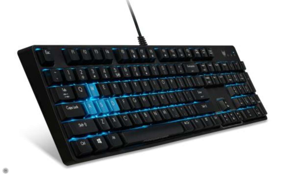 Dazu zählen die Gaming-Tastatur »Predator Aethon 300«, (Bild: Acer)