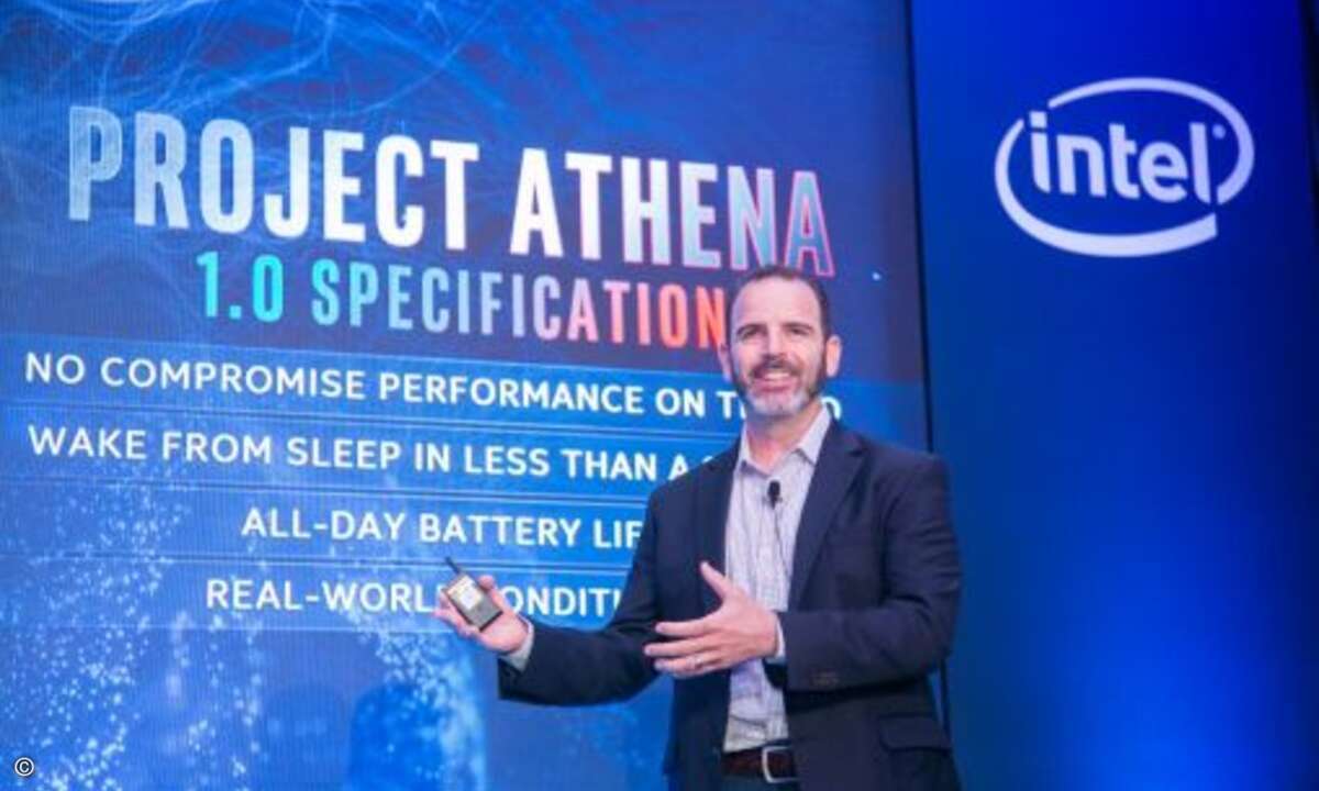 Josh Newman, Intel Vice President und General Manager von Intels Mobile-PC-Innovation-Sparte, nannte Details zu Intels »Project Athena« (Bild: Intel)