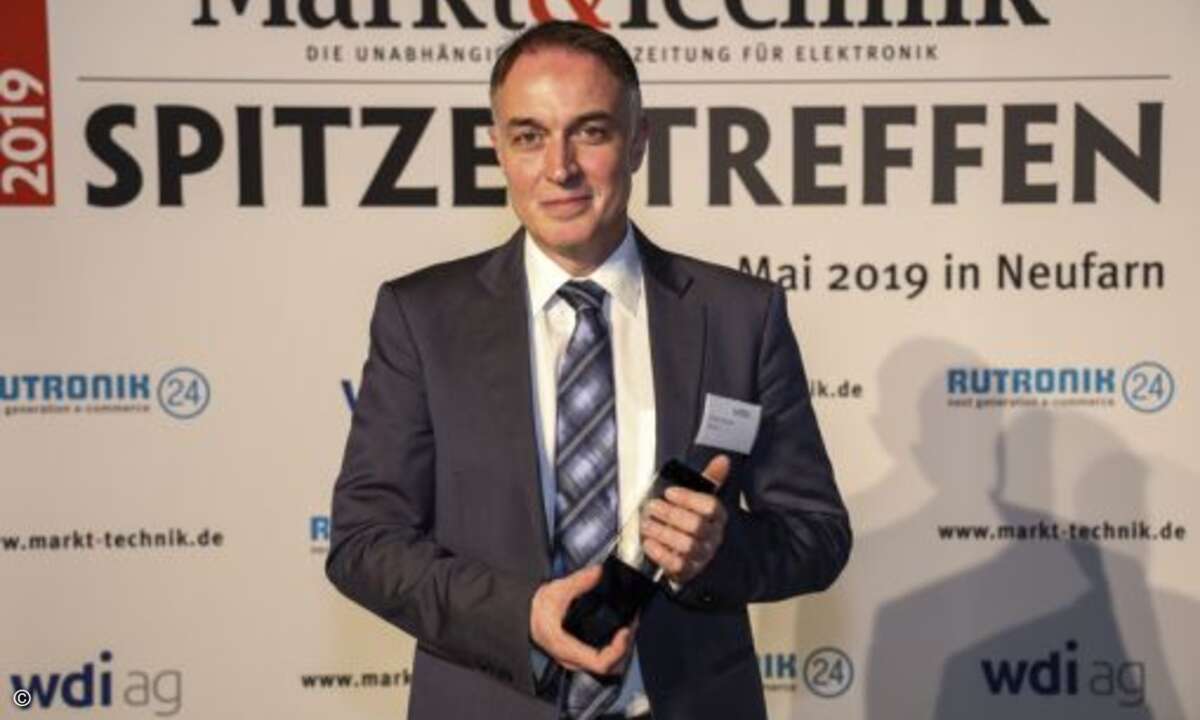 Kategorie Künstliche Intelligenz:
Prof. Dr. Wolfgang Ecker, Leiter des Infineon-Netzwerks Deep Learning, wurde von Dusan Graovac (im Bild) vertreten.