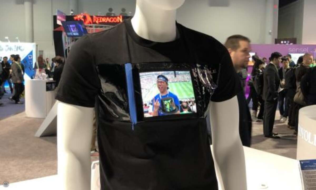 Sie lassen sich beispielsweise auf Wearables, Kleidung oder Hüten aufbringen (Bild: CRN)