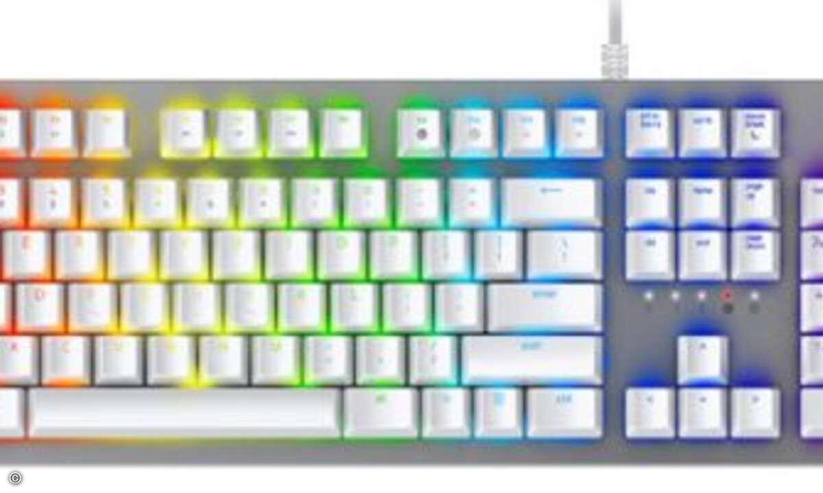 Razer Huntsman Gaming Tastatur aus der Mercury Collection 2019 (Foto: Razer)