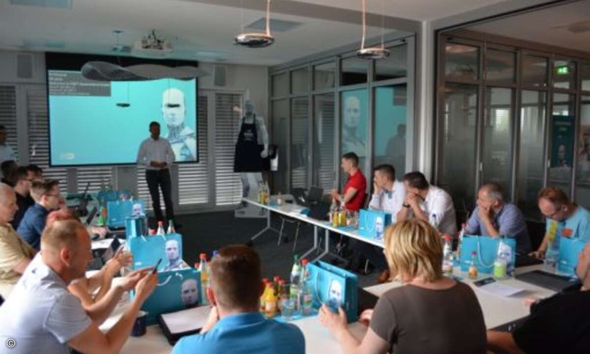 Country Manager Holger Suhl heißt die Eset-Partner zum ersten »Meat & Greet« des Sicherheitsspezialisten willkommen (Foto: Eset)
