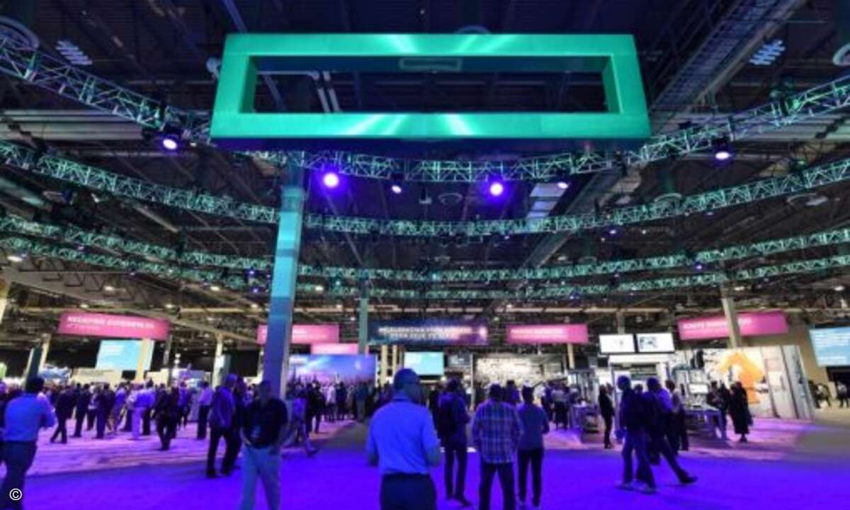 Auf seiner Kunden- und Partnerkonferenz Discover gab HPE einen Ausblick, wie man sich die IT-Zukunft vorstellt (Foto: HPE)