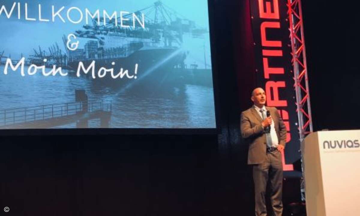 Nuvias-Deutschlandchef Helge Scherff bei seiner Keynote (Foto: CRN)