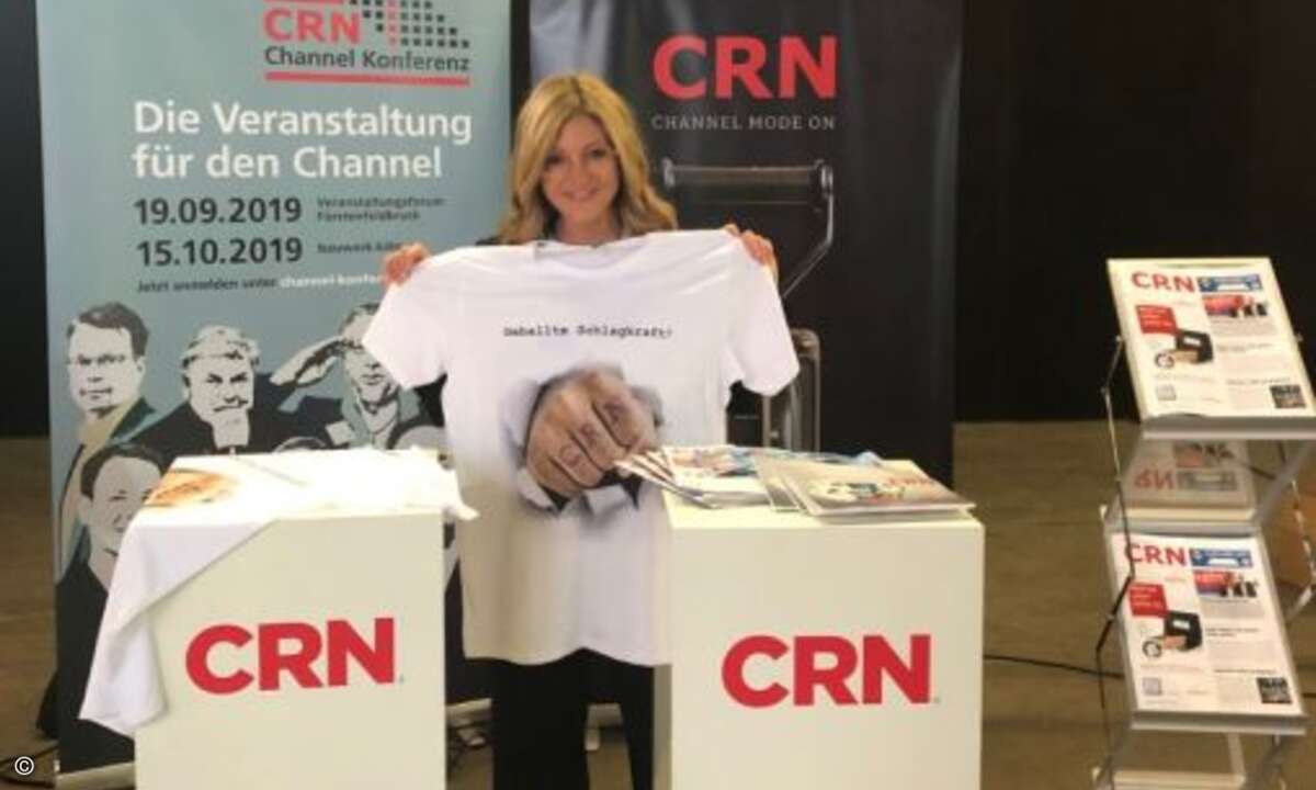 CRN war natürlich auch dabei und nicht zu übersehen (Foto: CRN)