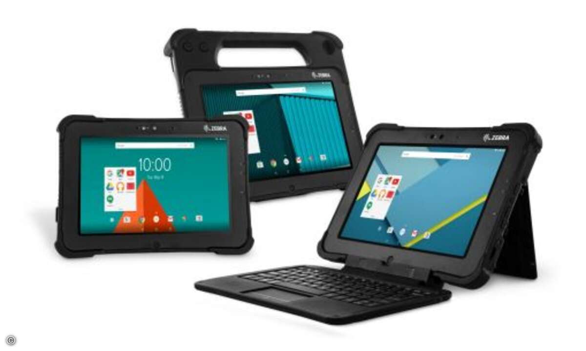 Zebra stellt mit dem neuen »L10« ein ultra-robustes Android Tablet vor. (Bild: Zebra)