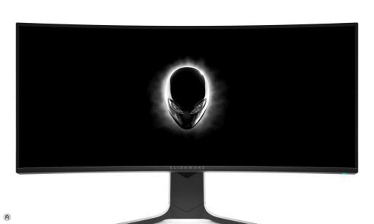 Zu den Neuheiten gehört der OLED-Gaming-Monitor »Alienware AW5520QF«, der weltweit erste OLED-Gaming-Monitor mit einer stattlichen Größe von 55 Zoll. (Bild: Dell)