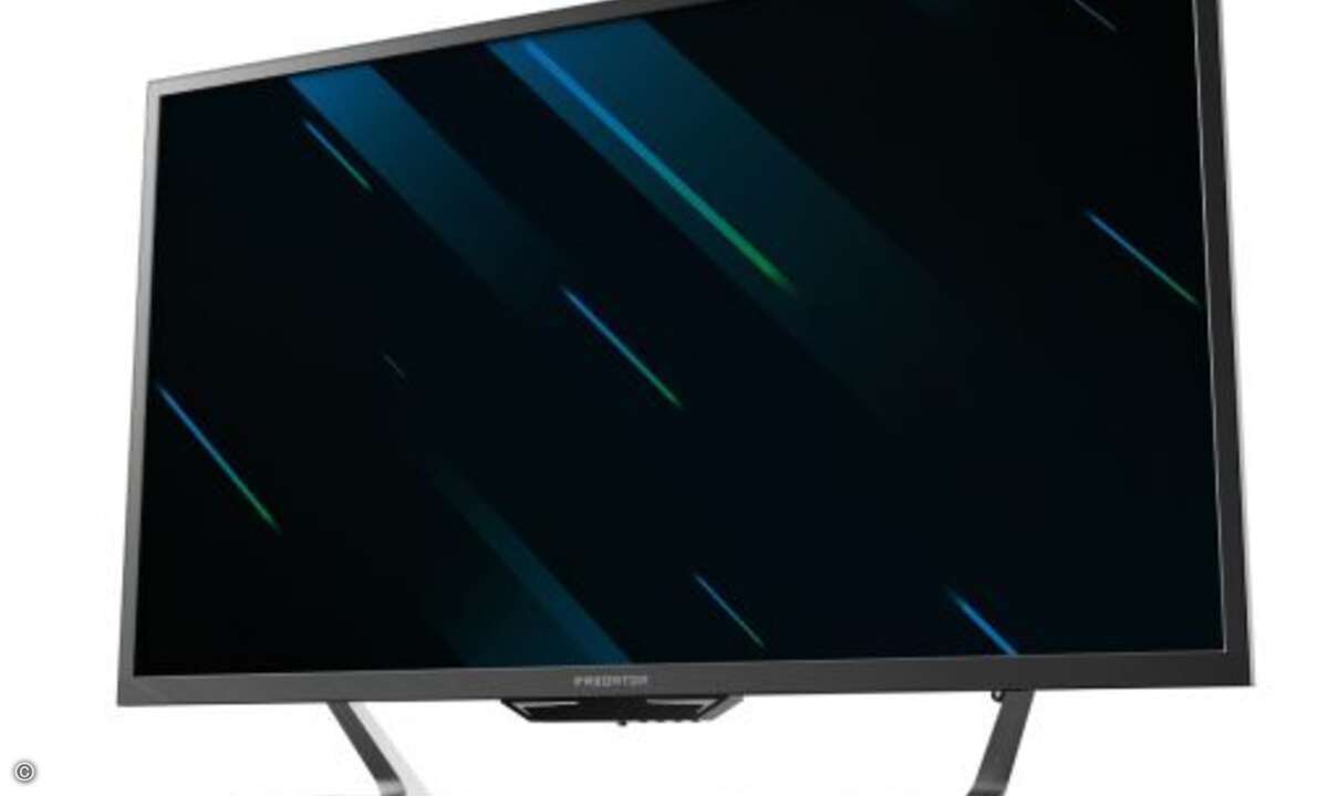 Der neue »Predator CG437KP« mit einer Bilddiagonale von 109,2 Zentimetern (43 Zoll) wurde für Hardcore-PC- und Konsolen-Gamer entwickelt, die in Ultra HD-Auflösung (3.840 x 2.160) zocken wollen. (Bild: Acer)