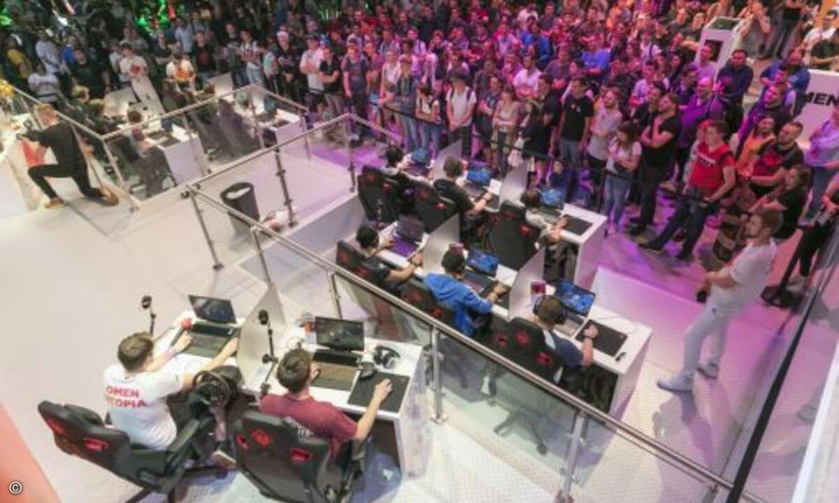 HP zeigte auf der Gamescom neue Hardware seines Gaming-Brands »Omen« sowie seiner »Pavilion«-Serie. (Bild: Koelnmesse)
