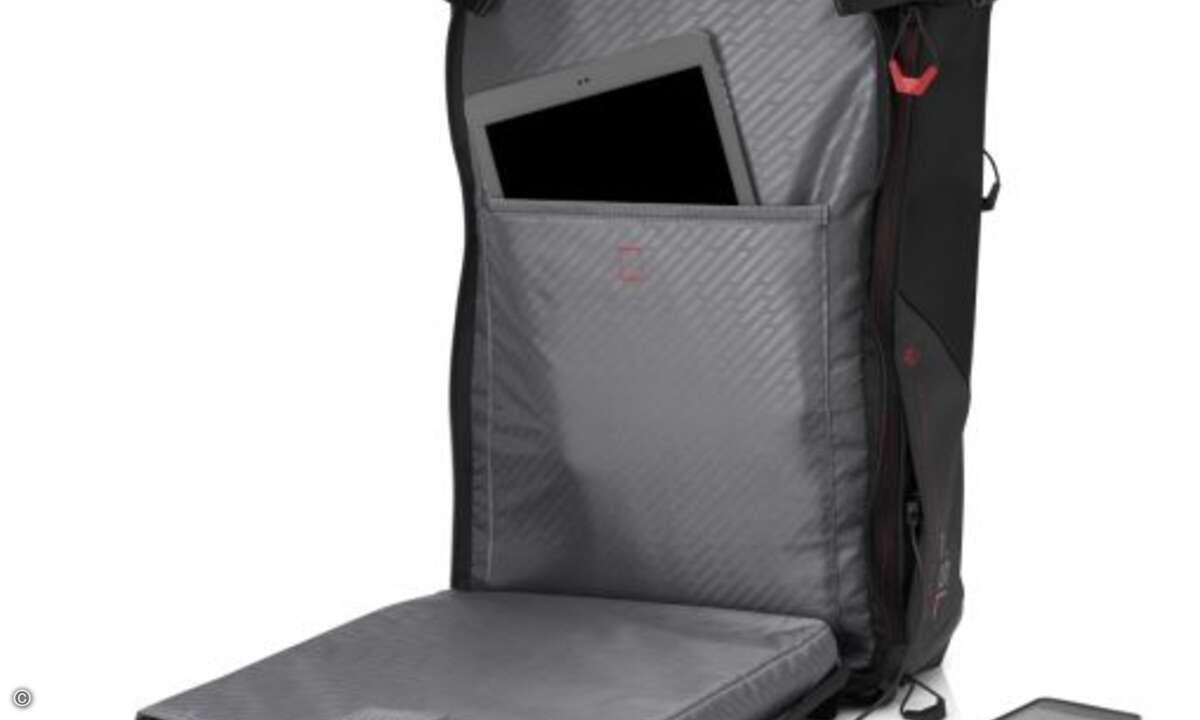 Mit trendigen Produkten wie dem »Omen Transceptor«-Rucksack will HP Omen nicht nur als Gaming-, sondern auch als Lifestyle-Marke etablieren. (Bild: HP)
