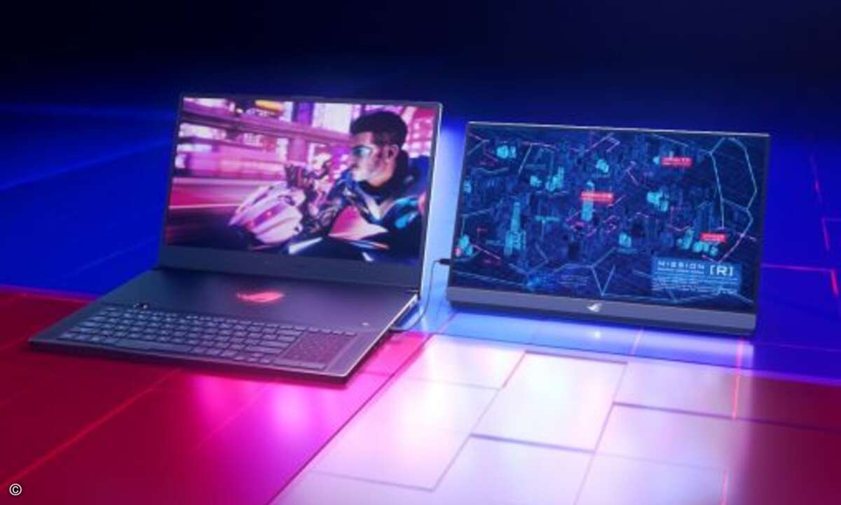 Der portable »Asus ROG Strix XG17« ist mit einem 240 Hz schnellen IPS-Panel ausgestattet. (Bild: Asus)
