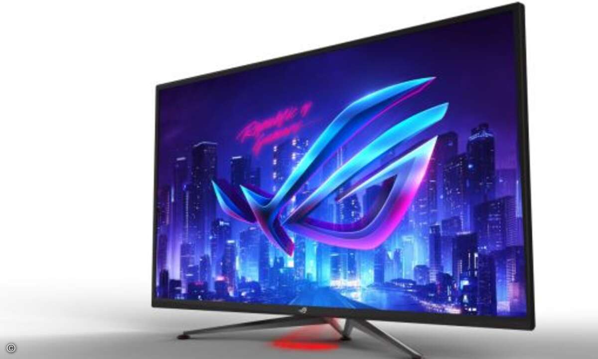 Der 43 Zoll große »ROG Strix XG43UQ« von Asus... (Bild: Asus)