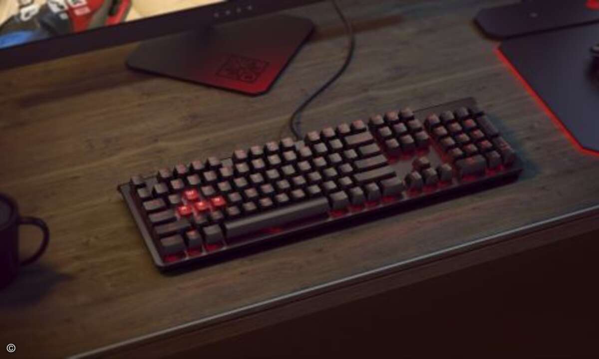 Das neue mechanische »Omen Encoder Keyboard« ist sowohl mit Cherry-MX-Red- als auch mit Cherry-MX-Brown-Switches ausgestattet und eignet sich besonders für Gaming-Fans, die Wert auf eine schnelle und reibungslose Bedienung sowie ein haptischeres Gefü