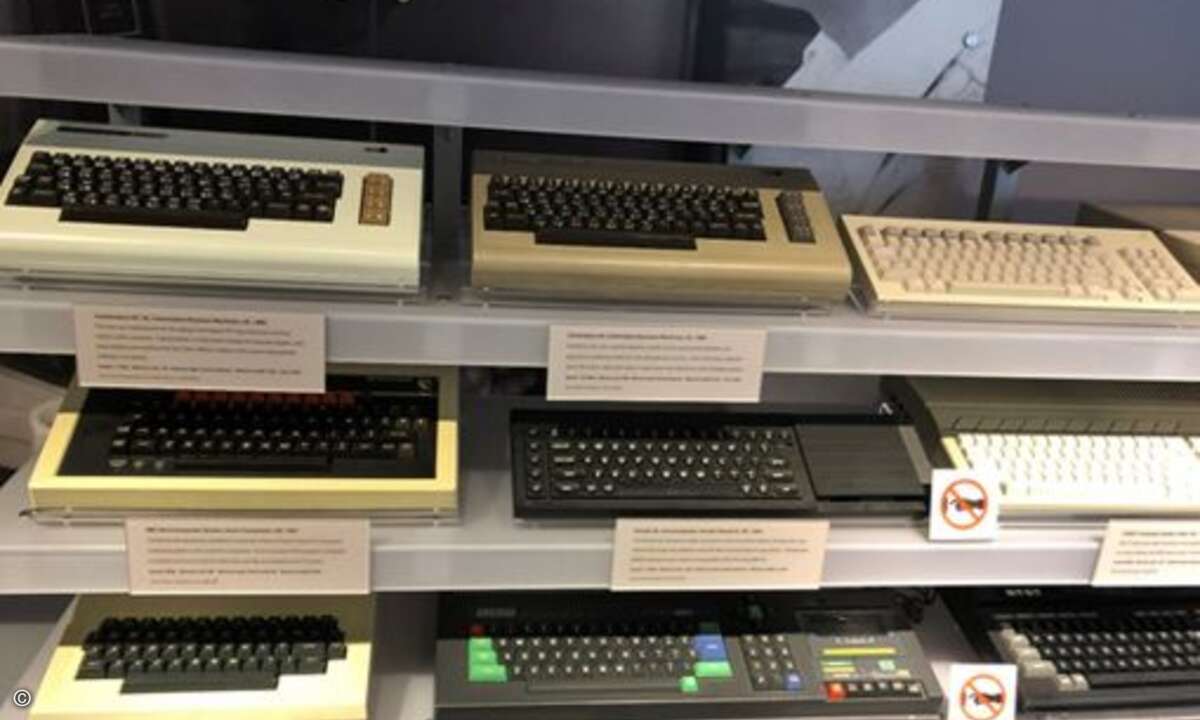 Sinclair, die Commodore-»Brotkästen« und Amiga sind den drei Bildungsreisenden noch gut in Erinnerung.
(Bild: Stephan Viehoff)