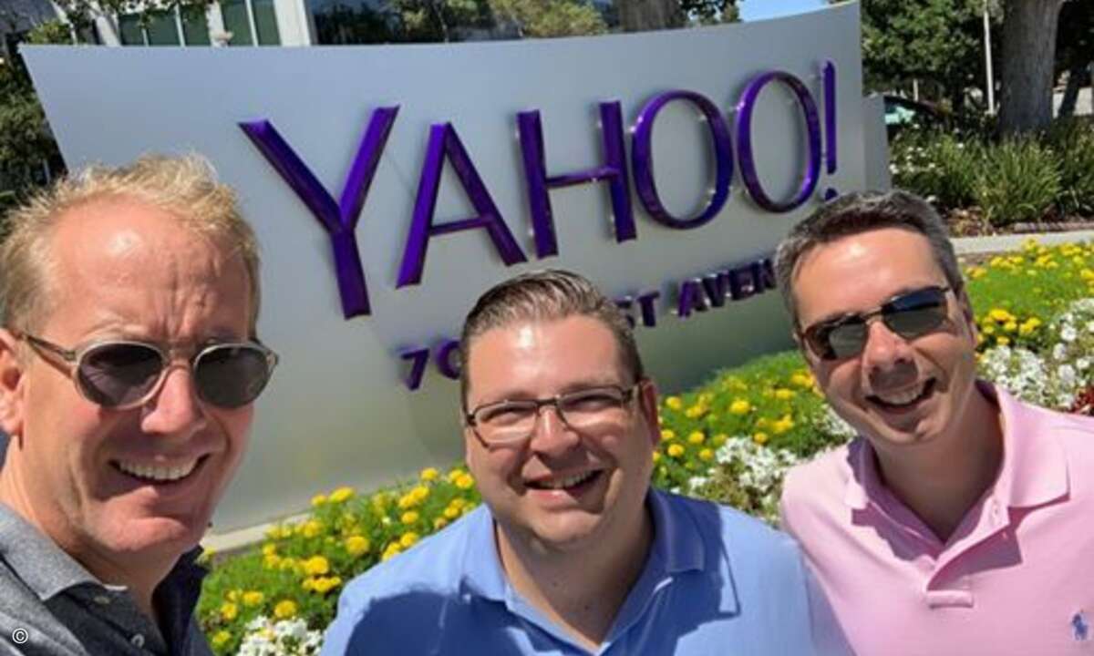 Besuch bei Facebook, Amazon, Yahoo und Intel. Erstaunt waren die drei deutschen Systemhaus-Chefs darüber, dass ...(Bild: Stephan Viehoff)