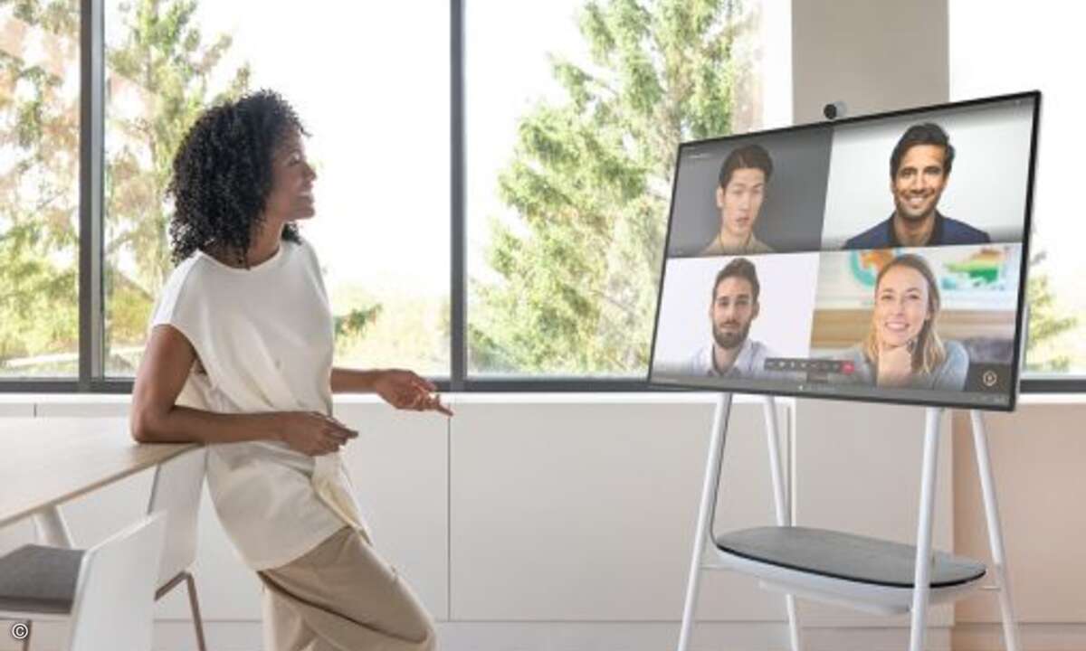 ...von Videokonferenzen... (Foto: Microsoft)