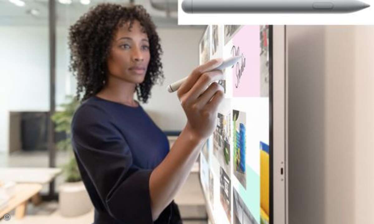 ...über Scribblings... (Foto: Microsoft)