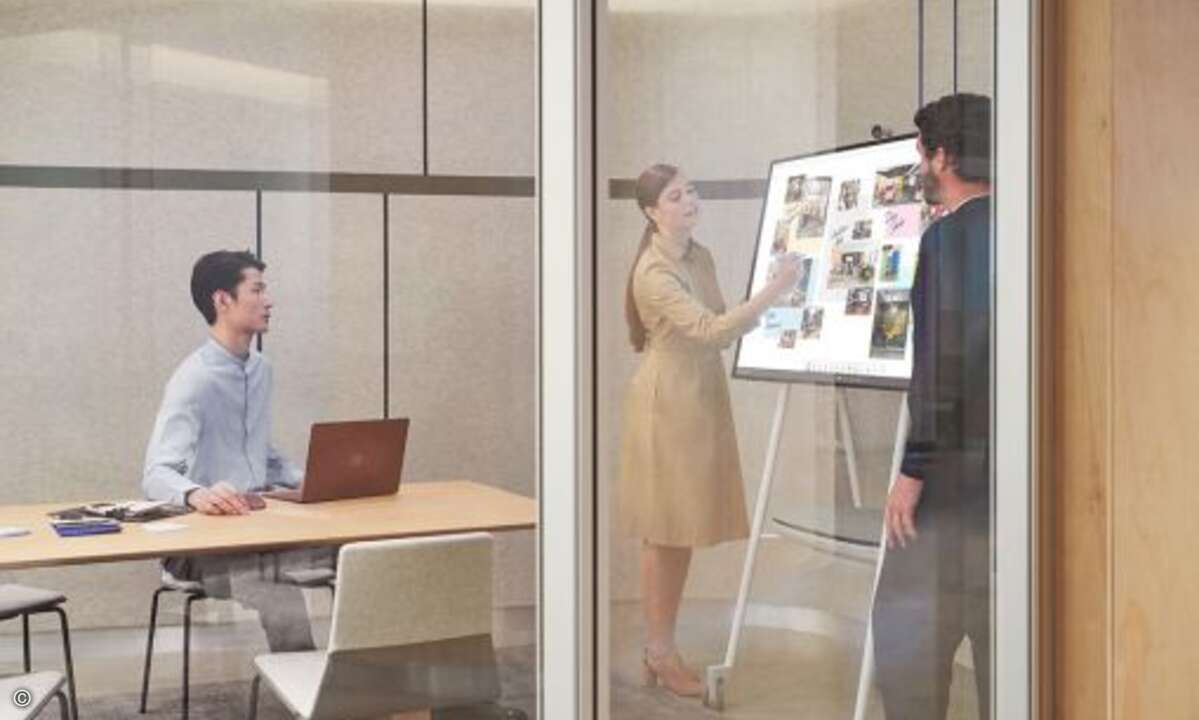 ...bis hin zu Meetings und Präsentationen optimal. (Foto: Microsoft)