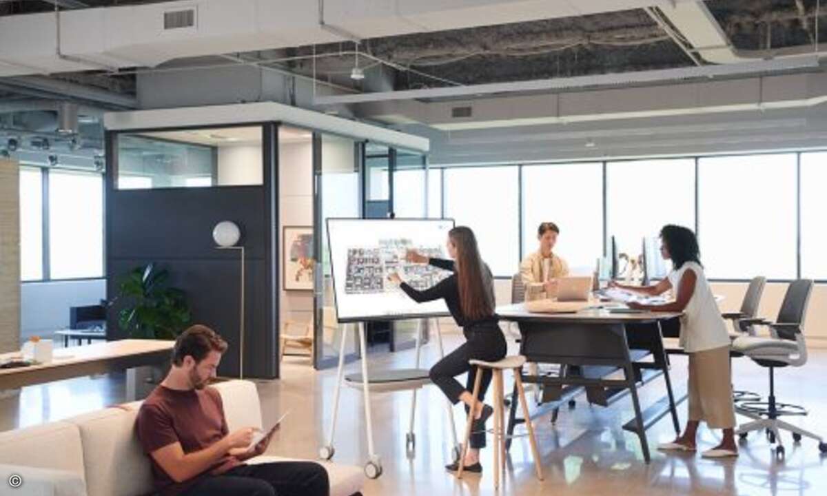 ...und das Teilen von Inhalten gefördert. (Foto: Microsoft)