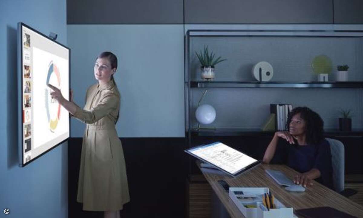 Ab sofort liefert Microsoft das Surface Hub 2S an den Fachhandel aus. (Foto: Microsoft)