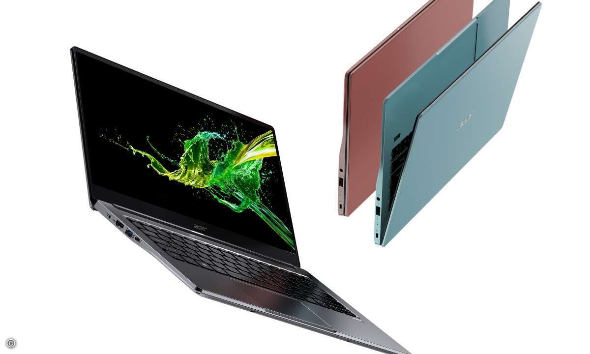 Acer hat seine Ultraslim-Serie »Swift« um zwei neue 14-Zoll-Notebooks mit Intels aktuellsten 10-Nanometer-Prozessoren »IceLake« erweitert. (Foto: Acer)