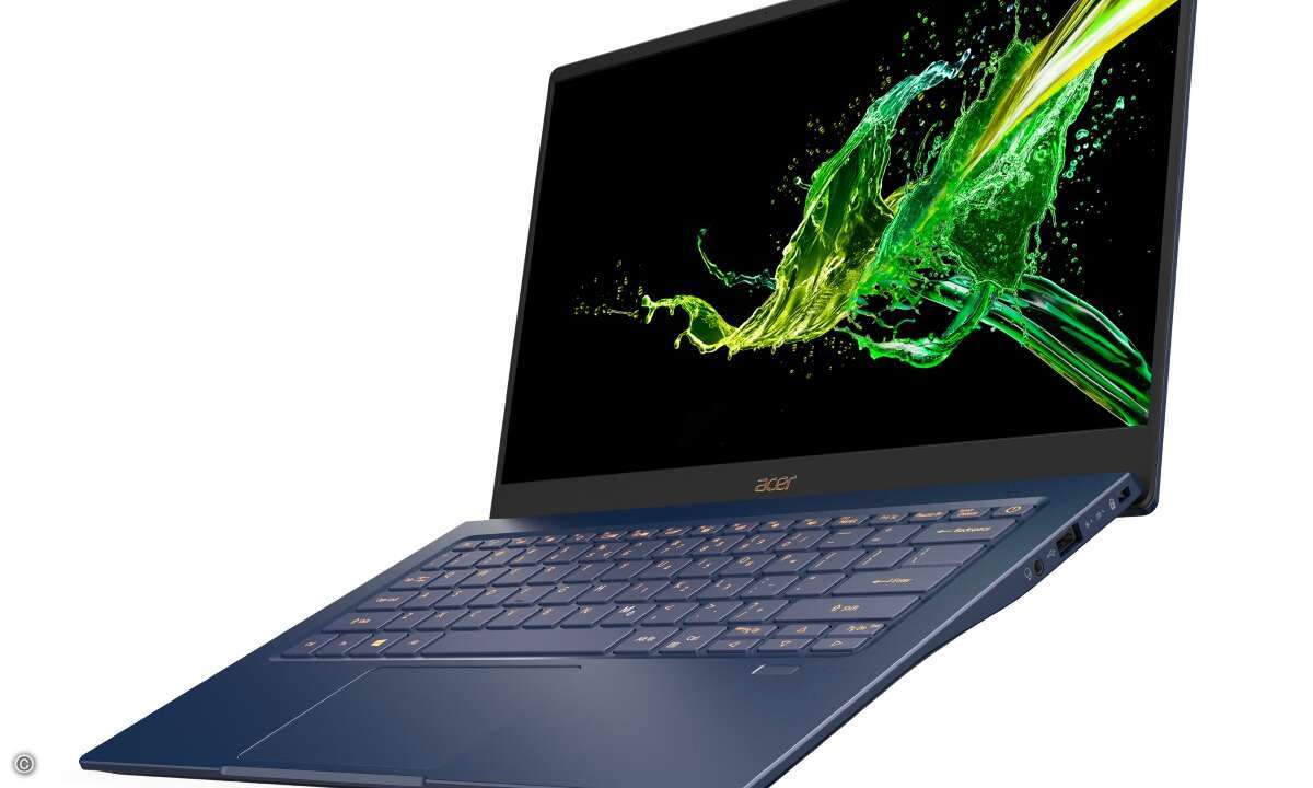 »Acer Swift 5« ist laut Hersteller das derzeit leichteste 14-Zoll-Notebook der Welt. (Foto: Acer)