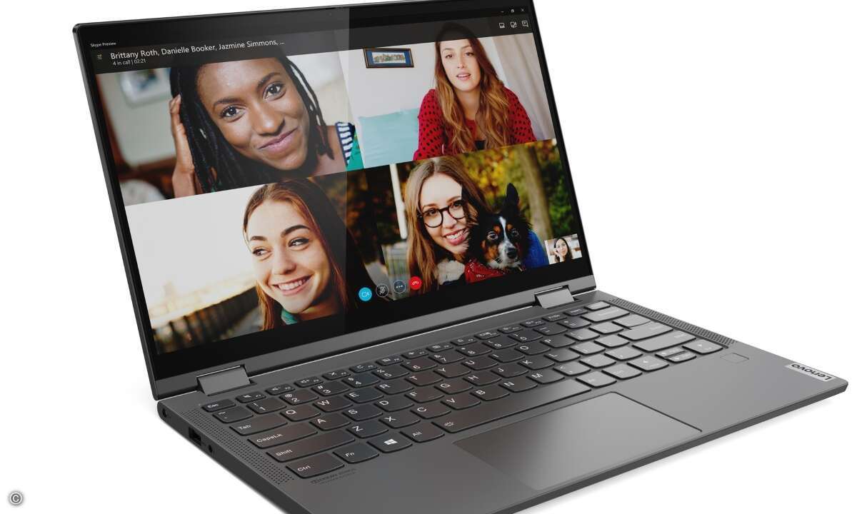 Das neue 13 Zoll große »Yoga C640« ist Lenovos kompaktester 2-in-1-Laptop für Consumer. (Bild: Lenovo)