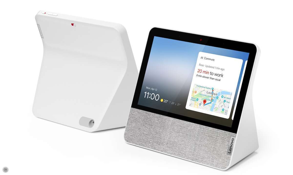 Zusätzlich zu zwei intelligenten Tablets stellte lenovo »Lenovo Smart Display 7« mit dem Google Assistant vor. (Bild: Lenovo)