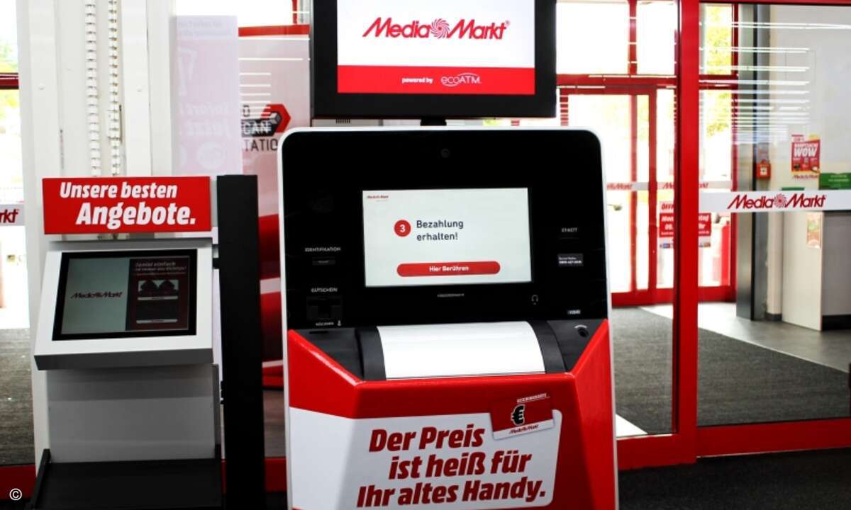 Entscheidet sich der Nutzer für eine Rückgabe, erhält er einen Bon, der gegen einen Einkaufsgutschein in Höhe des Restwertes des Telefons eingetauscht werden kann (Foto: Media Markt)