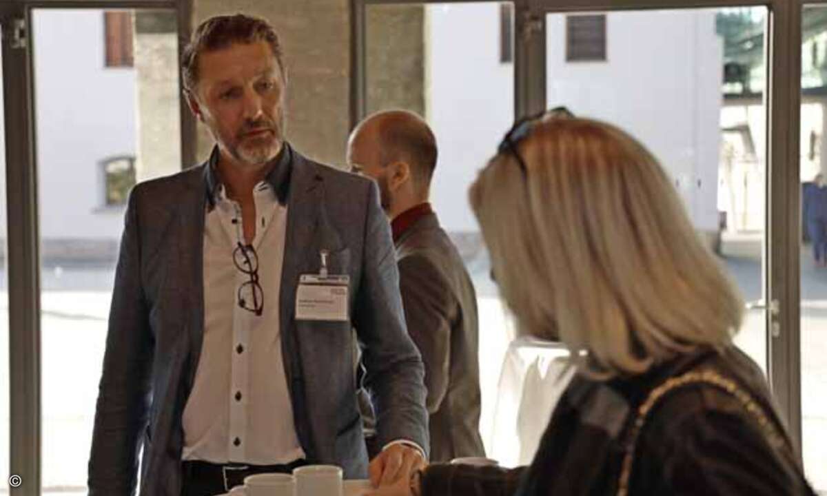 Andreas Niedermeier von Fuze Europe nutzte die Konferenz zum Austausch