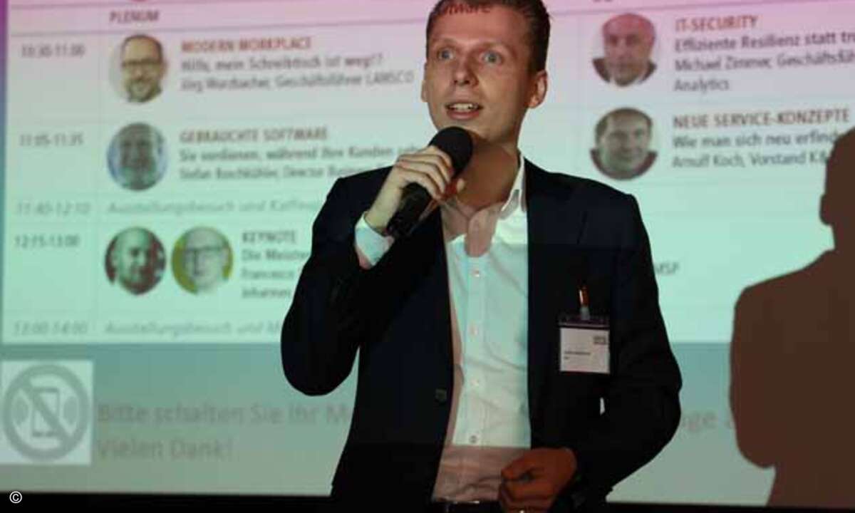 CRN-Chefredakteur Stefan Adelmann begrüßte die Teilnehmer der CRN Channel Konferenz in Fürstenfeldbruck...
