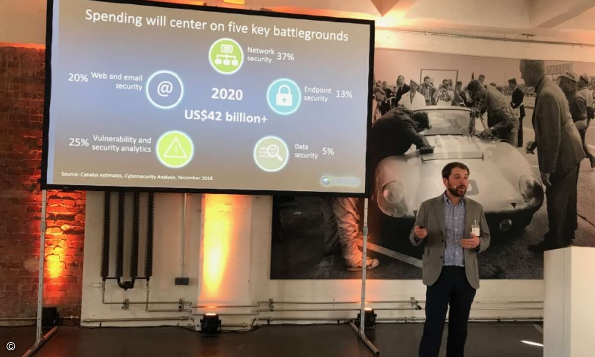 Robin Ody von Canalys beschrieb den Weg zu Managed Security Services (Foto: Trend Micro)