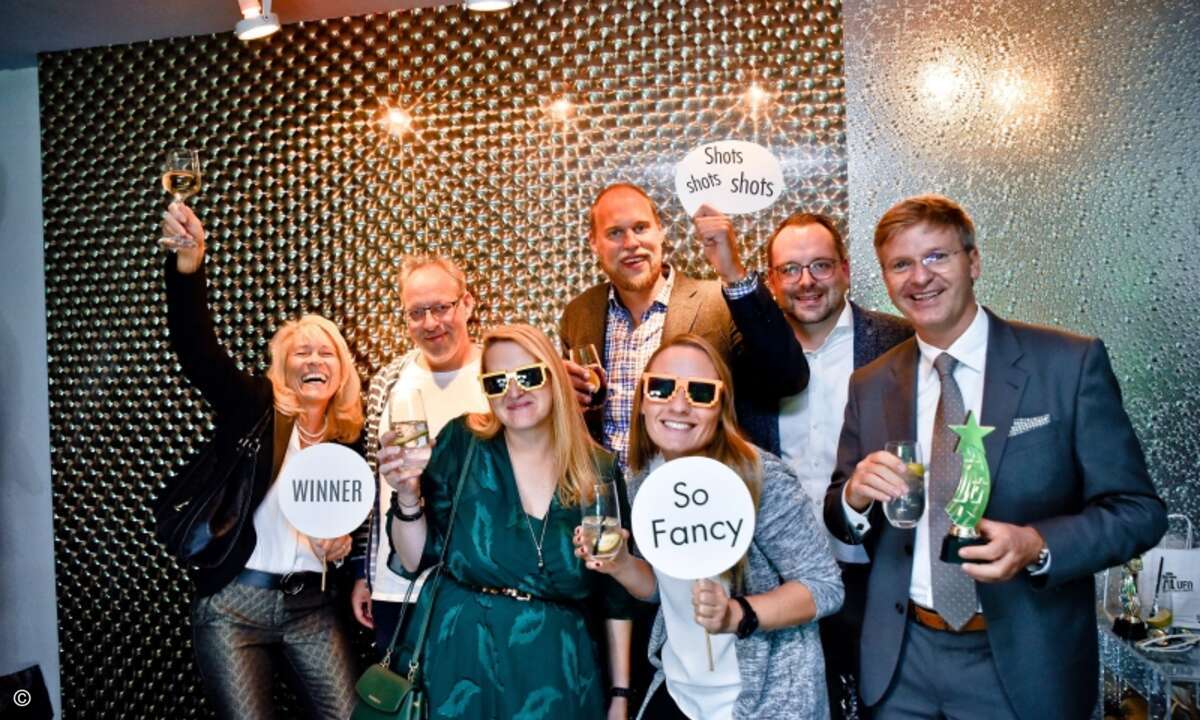 Das Eset-Team beim Herumalbern (Foto: Eset)