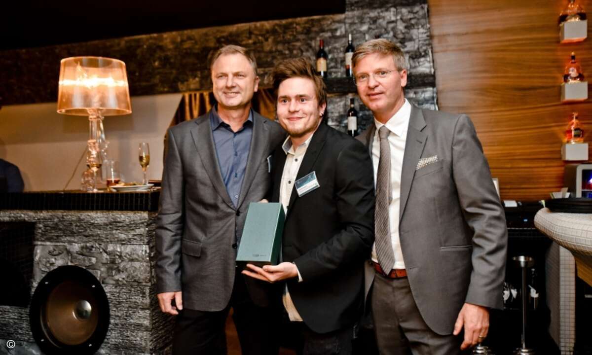 Als »Channel Champion Schweiz« wurden Sandro Kocher und Creanet ausgezeichnet (Foto: Eset)