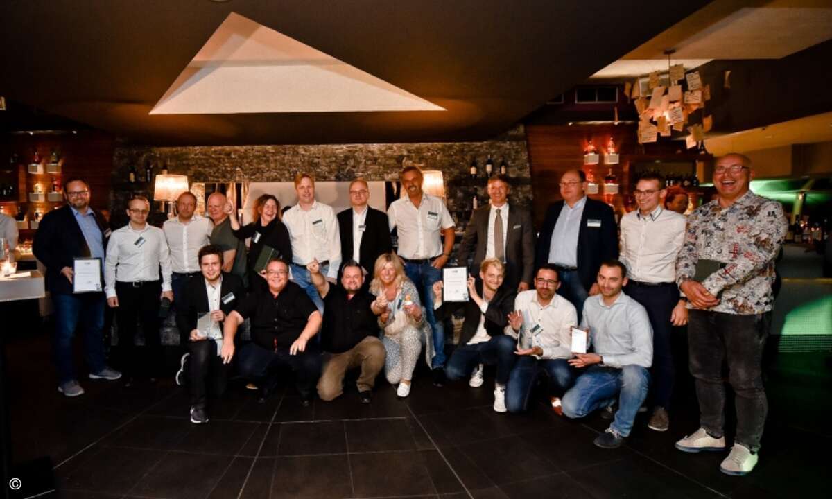Die glücklichen Gewinner der Eset-Partner-Awards 2019 (Foto: Eset)