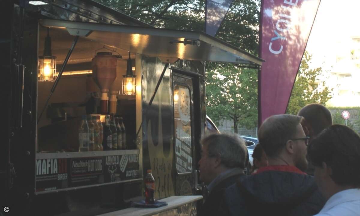 Mit seinem Food Truck kam Mimecast direkt zu seinen Partnern, ... (Foto: Mimecast)