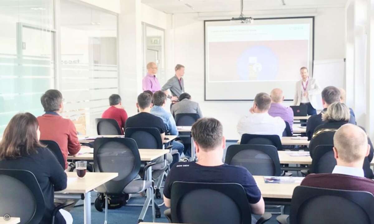 Nach einem Sales-Training für die Mitarbeiter der Partner steht für deren Kunden ein kurzer Mimecast-Pitch auf dem Programm (Foto: Mimecast)