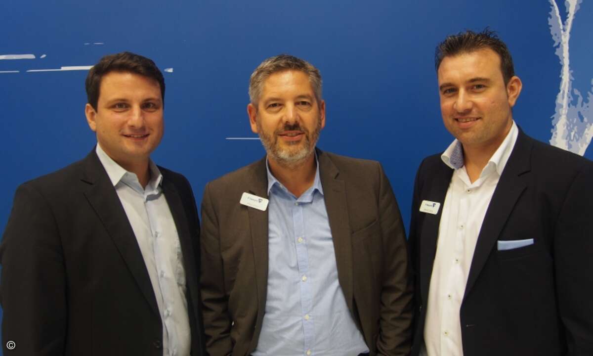 Berk Kutsal, Klaus Jetter und Dennis Garcia von F-Secure (Foto: CRN)
