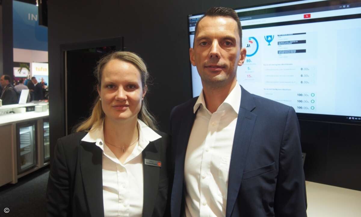 Kathrin Beckert-Plewka und Hendrik Flierman von G Data (Foto: CRN)