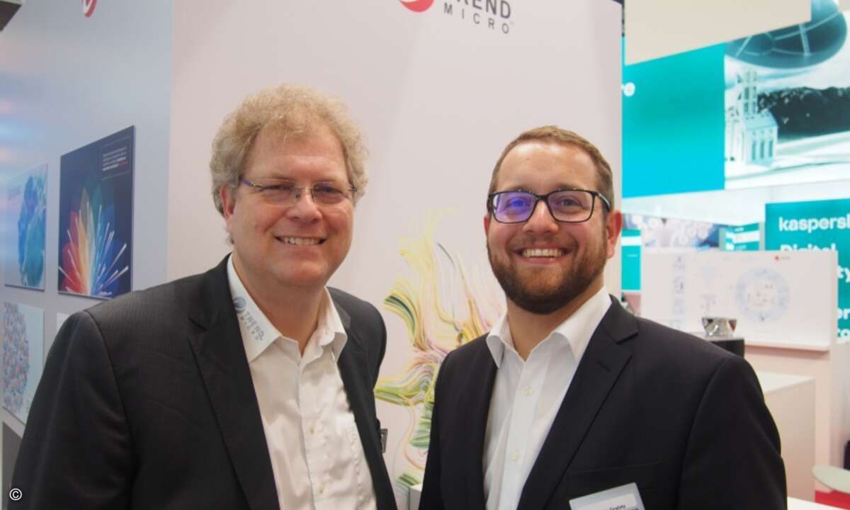 Richard Werner von Trend Micro und Tobias Grabitz von F&H (Foto: CRN)