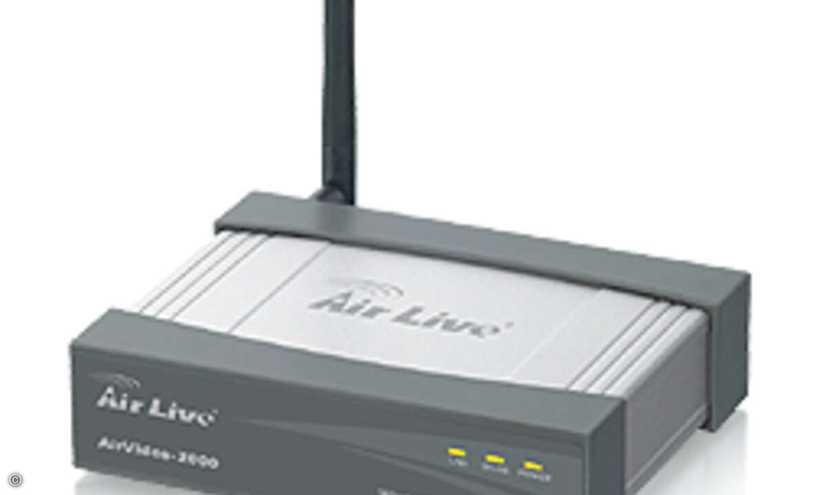Der drahtlose Videoserver Airvideo-2000 von Air Live.