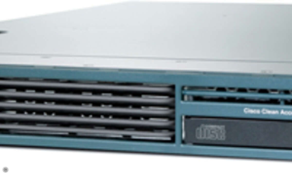 Spezialgerät für Netzzugriffskontrolle (NAC-Appliance) von Cisco.