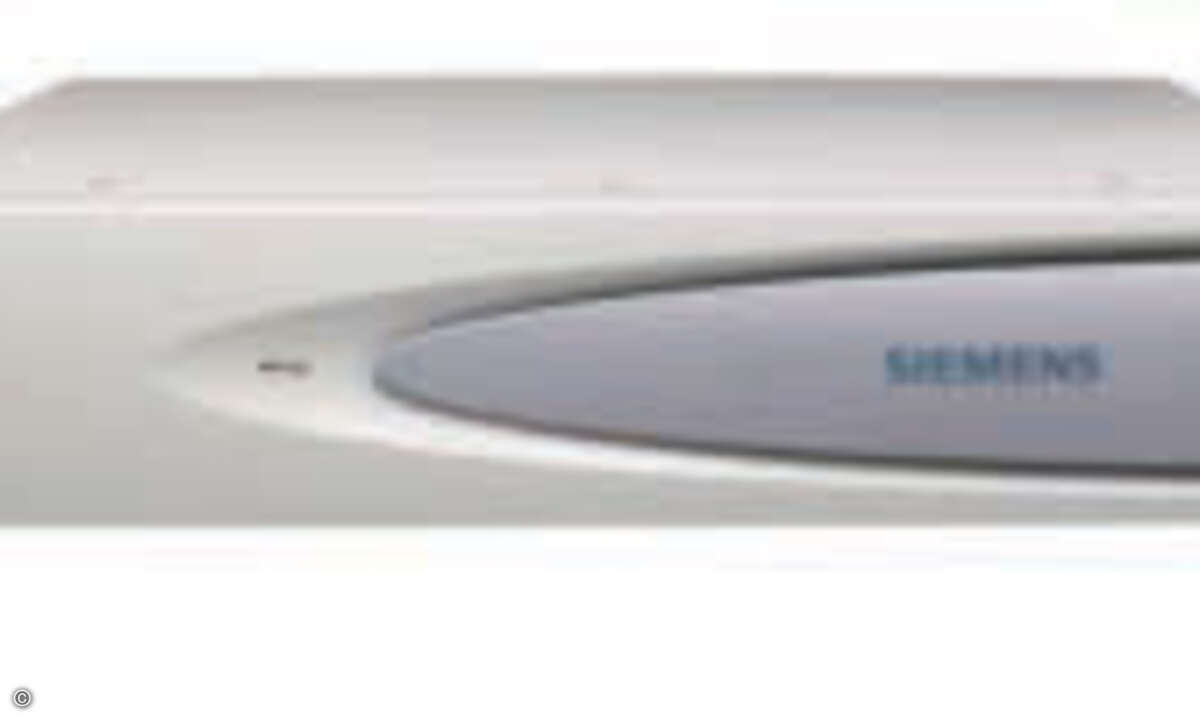 Speziell für das Zusammenspiel mit dem Funktelefon optiPoint WL2 ausgelegt ist der WLAN-Controller von Siemens.