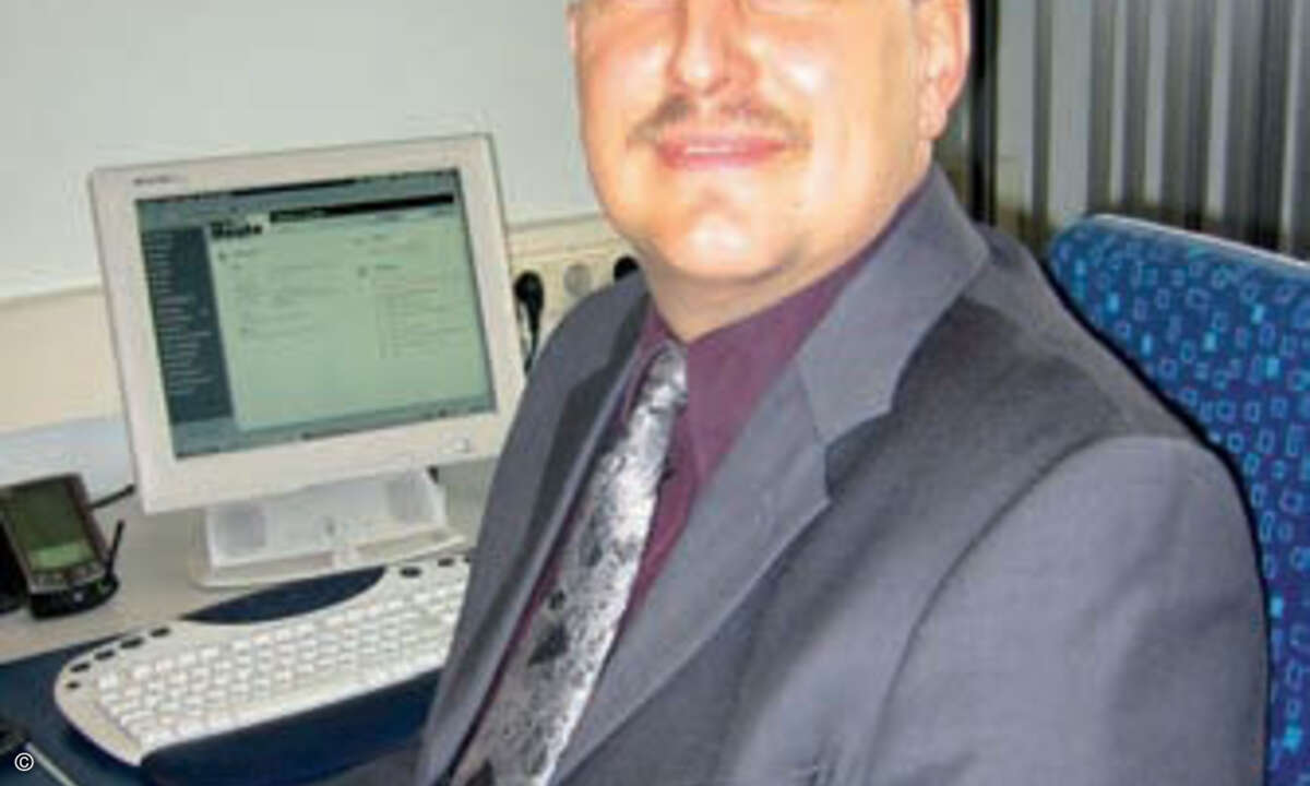 Thomas Tausend ist Systembetreuer der Stadt Trostberg.
