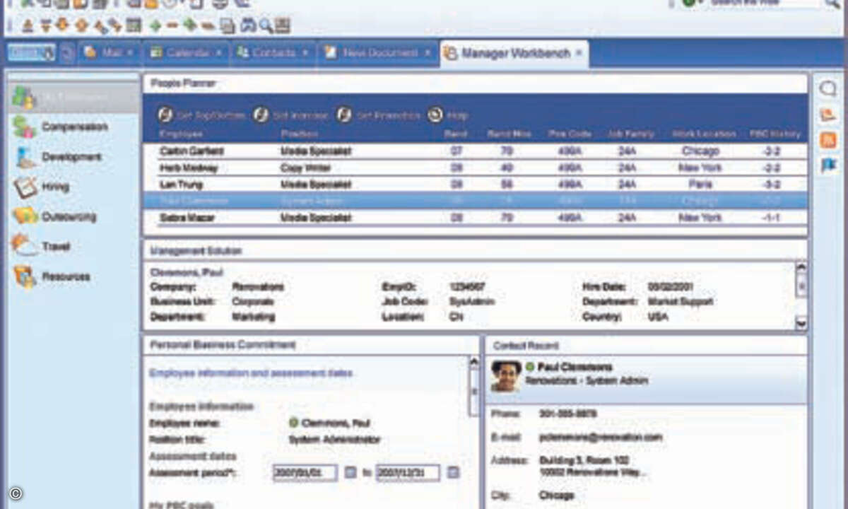Der IBM-Bereich Lotus zeigt seine Software Notes/Domino in einer aktuellen Beta-Version.