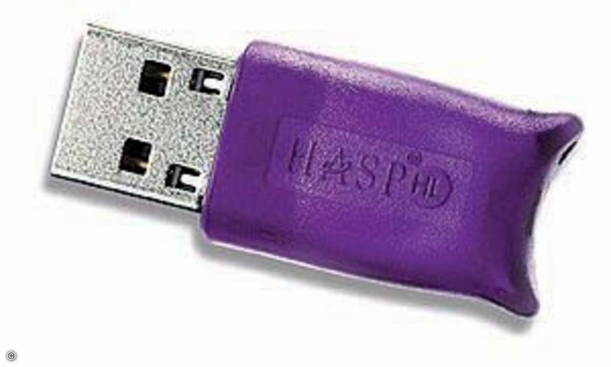 Kopierschutz auf der Basis spezieller Hardware ist deutlich sicherer als bloße Aktivierungscodes. Foto: Aladdin