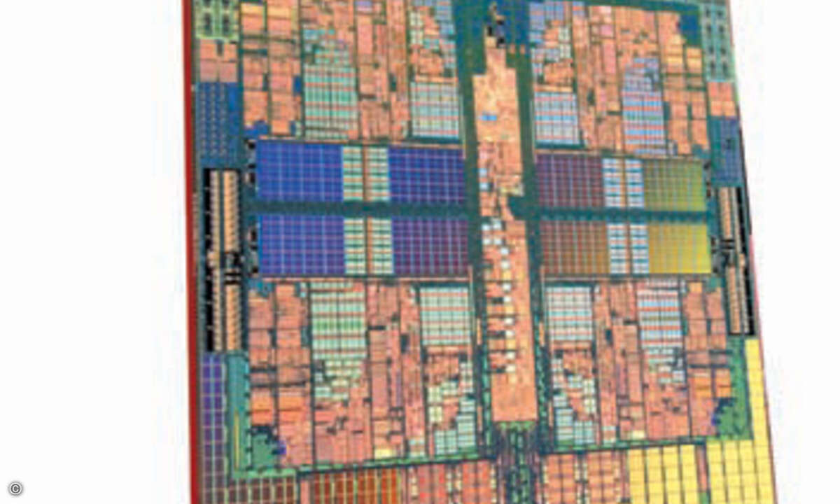 2007: Multicore-Prozessoren, hier das neueste Quadcore-Modell von AMD, ­werden zukünftig die Serverlandschaft ­bestimmen.