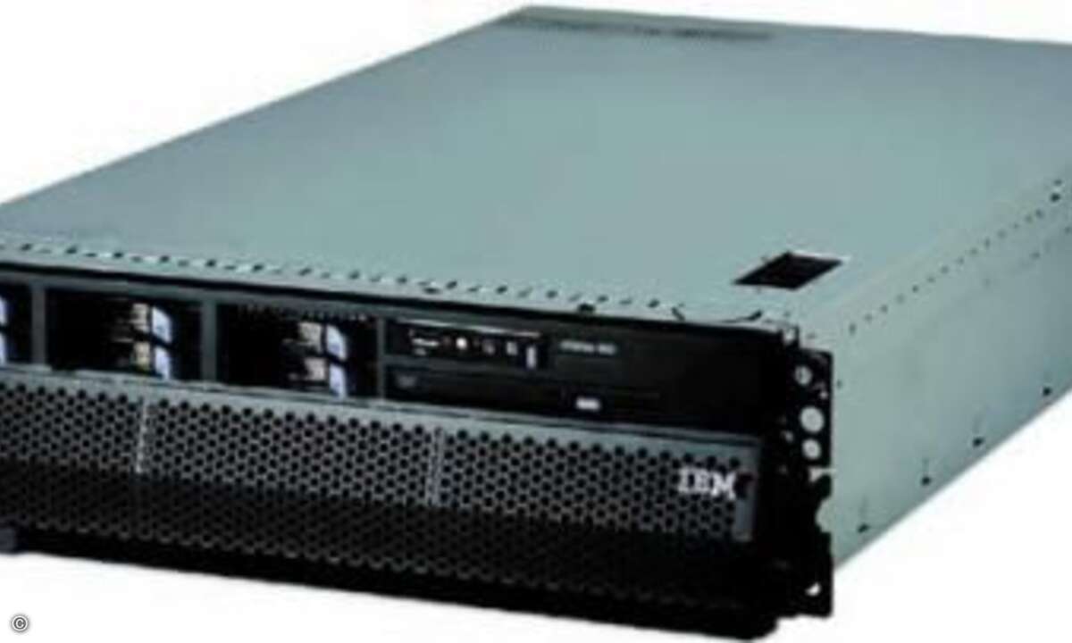 IBMs X3-Serie basiert auf Paxville-MP-Prozessoren und bietet Mainframe-ähnliche Features zu geringeren Preisen Foto: IBM