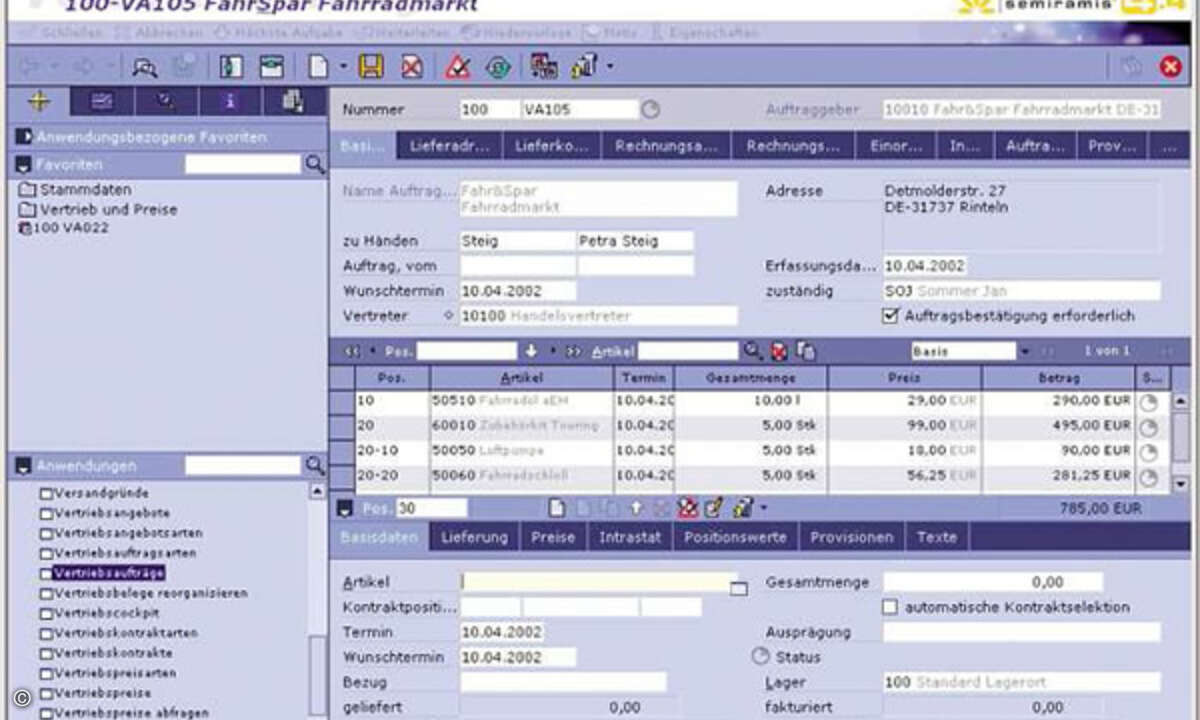 Semiramis ERP ist jetzt auch per Browser als On-Demand-Lösung verfügbar.
